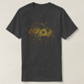 Time Lord Writing transparant T-shirt (Design voorkant)