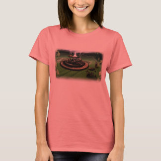 Time Machine and Crop Circles ringer t shirt