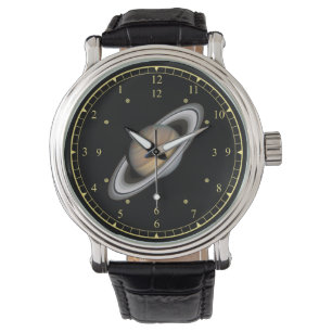 Time Machine ~ Beauful Planet Saturn ~ Horloge