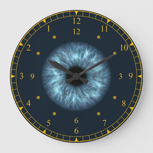 Time Machine ~ Blue Eyeball Black Hole ~ Grote Klok (Voorkant)