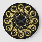 Time Machine Clock ~ Space/Time Continuum ~ Grote Klok (Voorkant)