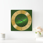 Time Machine Clock ~ Space/Time Continuum ~ Vierkante Klok (Huis)