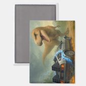 Time Machine DeLorean maakt een vriend Magneet (Voorkant / Achterkant)