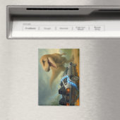 Time Machine DeLorean maakt een vriend Magneet (Insitu (Vaatwasser))