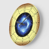 Time Machine ~ Ggloing Blue Wave Time Portal ~ Grote Klok (Hoek)