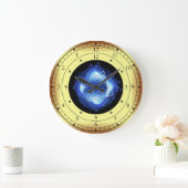 Time Machine ~ Ggloing Blue Wave Time Portal ~ Grote Klok (Huis)