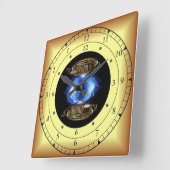 Time Machine Portal ~ Time/Space/ Continuum ~ Vierkante Klok (Hoek)