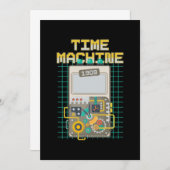 Time Machine Retro Time Traveling Cadeaus Kaart (Voorkant / Achterkant)