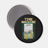 Time Machine Retro Time Traveling Cadeaus Magneet (Voorkant / Achterkant)