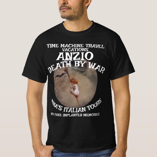 TIME MACHINE TRAVEL ANZIO DEATH WAR T-SHIRT (Voorkant)
