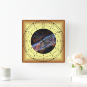 Time Machine ~ Veil Nebula ~ Time Portal ~ Vierkante Klok (Huis)