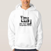 Time Man White Hoodie (Voorkant)