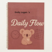 Time Management – Cute Koala Daily Planner (Voorkant)