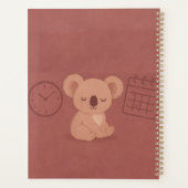 Time Management – Cute Koala Daily Planner (Achterkant)