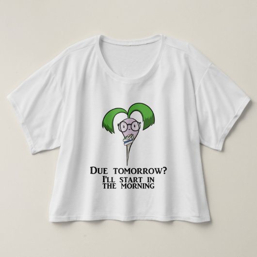 Time Management Turnip (volwassene) T-shirt (Design voorkant)