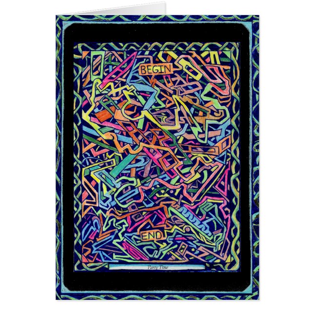 Time Maze Line van feesttijd (Voorkant)