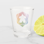 Time Meeple Shot Glass Party Shot Glas (Achterkant)