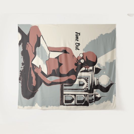 Time Out Tapestry Wandkleed (Voorkant (horizontaal))