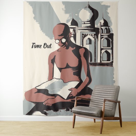 Time Out Tapestry Wandkleed (In situ)