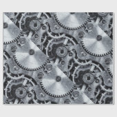 Time Piece Mechanics Cadeaupapier (Vlak)