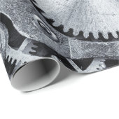 Time Piece Mechanics Cadeaupapier (Rol Hoek)