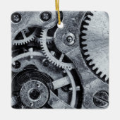 Time Piece Mechanics Keramisch Ornament (Voorkant)