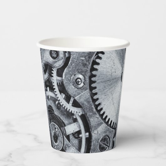 Time Piece Mechanics Papieren Bekers (Achterkant)