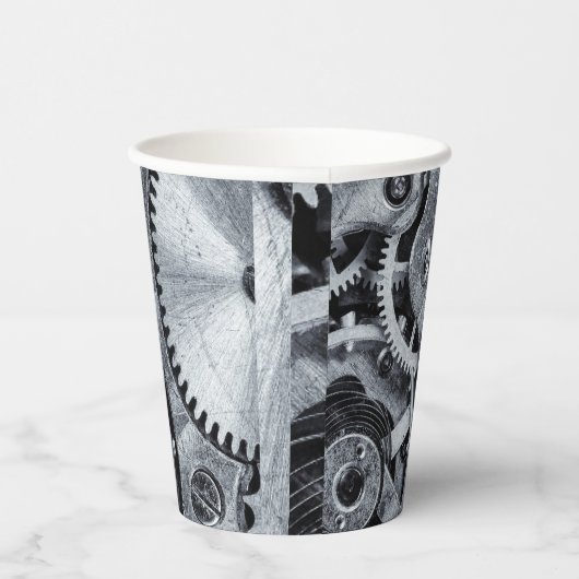 Time Piece Mechanics Papieren Bekers (Rechts)