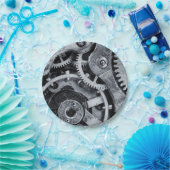 Time Piece Mechanics Papieren Bordje (Feest)