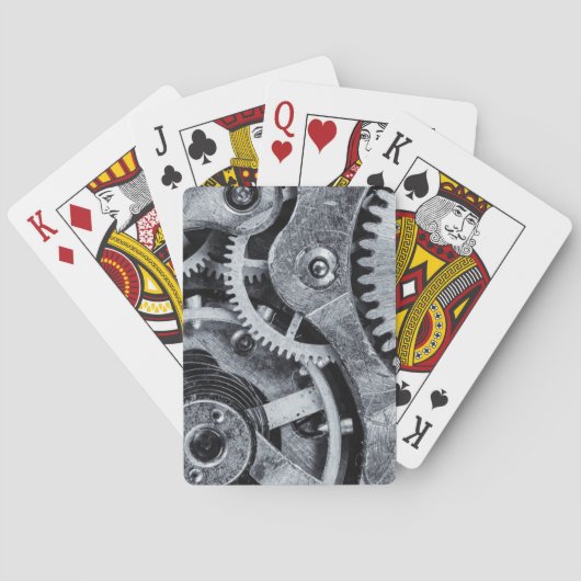 Time Piece Mechanics Pokerkaarten (Achterkant)