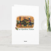 Time Piece on Leather wenskaart Kaart (Achterkant)