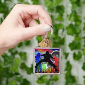 Time-Premium Square Sleutelhanger voor feestdagen (Hand)