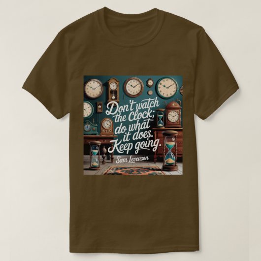 Time Productivity Quote T-shirt (Design voorkant)