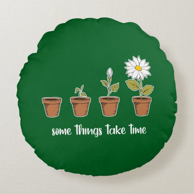 Time Rond Kussen (Voorkant)