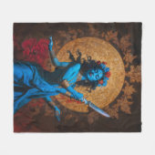 Time’s Gentle Mother Kali Fleece Deken (Voorkant (Horizontaal))