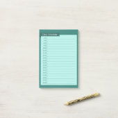 time schedule post-it® notes (Op bureau)