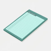 time schedule post-it® notes (Schuin)