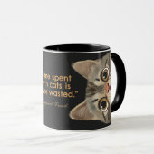 Time Spent With Cats Is Never Wasted Mok (Voorkant rechts)