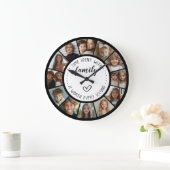 Time Spent With Family Quote 12 Photo Collage Grote Klok (Huis)