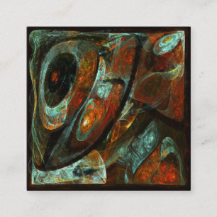 Time Split Abstract Art Informatiekaartje