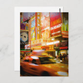 Time Square Briefkaart (Voorkant / Achterkant)