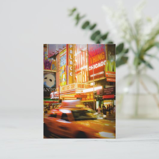Time Square New York Briefkaart (Staand voorkant)