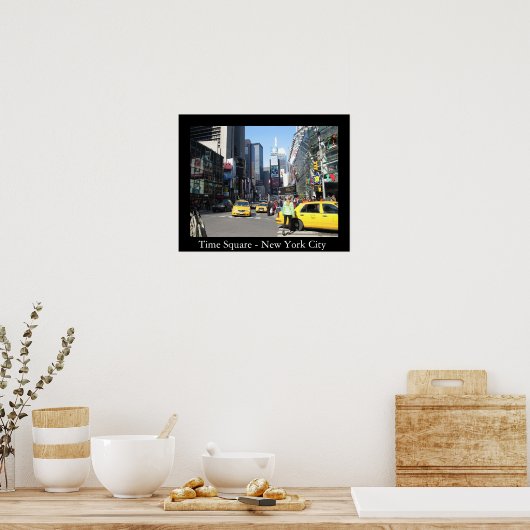 Time Square - New York City Poster (Keuken)
