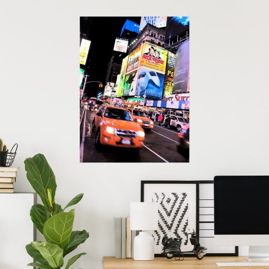 Time Square, New York City Poster (Thuiskantoor)