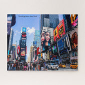 Time Square New York. Jigzaag Puzzle Legpuzzel (Horizontaal)
