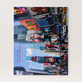 Time Square New York.Kerstgroeten Legpuzzel (Verticaal)