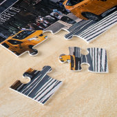 Time Square New York.Kerstgroeten Legpuzzel (Zijkant)