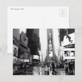 Time Square, NYC briefkaart (Voorkant / Achterkant)