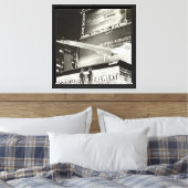 Time Square NYC. Canvasprint met spanopdruk Canvas Afdruk (Insitu (Slaapkamer))