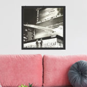 Time Square NYC. Canvasprint met spanopdruk Canvas Afdruk (Insitu (Woonkamer))